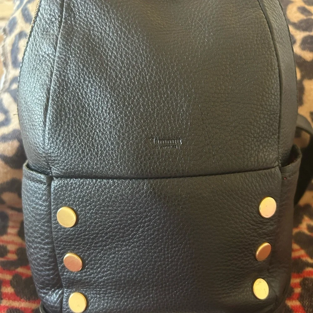 Hammitt Black Crossbody Bag with Gold Accents Backpack:) - Picture 1 of 12